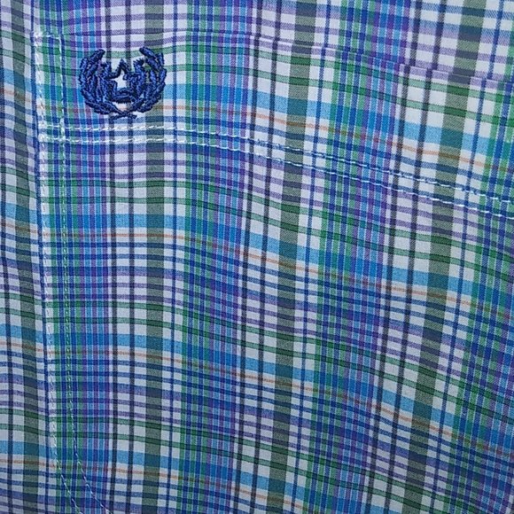 Rough Stock Panhandle Slim SS Button Down Shirt Lg NWT - Picture 4 of 7